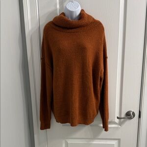 Cozy Brown Turtleneck Sweater